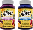 Nature's Way Alive! Frauen und Männer 50+ Gummy Multivitamine, B-Vitamine, Delicious Flavors, 60 Gummie pro Flasche