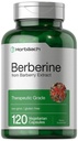 Horbaach Berberine HCL Supplement | 500mg | 120 Kapseln | von Barberry Extract | Therapeutic Grade | Vegetarisch, Non-GMO, Glutenfrei