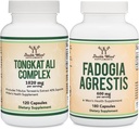 Double Wood Supplements Tongkat Ali und Fadogia Agrestis Bundle - Männer Gesundheit und sportliche Leistung