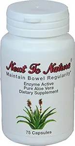 Neben Nature Capsules: Kräuterhilfe für Regelmäßigkeit, reine Aloe Vera Nahrungsergänzung, 75 Kapseln