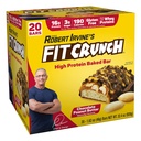 FITCRUNCH Protein Bars, Snack Size Value Pack, Glutenfrei, Hergestellt mit Whey Proteins (20 Snack Size Bars, Peanut Butter)