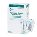 Globe (Box 144 Hydrocortison 1% Maximum Strength Cream, (0.9g Single Packet) Anti-Itch Cream für Redness, Schwellung, Juckreiz, Rash, Bug/Moskito-Bites, Eczema, Hämorrhoiden & More