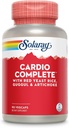 SOLARAY Cardio Komplett mit Rote Hefe Reis, Guggul & Artichoke Extrakte, Plus B Vitamine und mehr - Lab Verified, 60-Day Garantie - 45 Servietten, 90 VegCaps