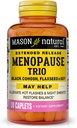 Mason Natural Menopause Trio: Black Cohosh, Flaxseed, & Soy (Extended Release) - May Alleviate Hot Flashes & Night Sweats*, Unterstützt gesunde Hormon Balance*, 30 Caplets