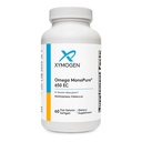 XYMOGEN Omega MonoPure 650 EC - Omega-3 Fish Oil Supplements für Damen und Herren - mit EPA, DHA & DPA - Kleinere Softgels mit 3X Greater Absorption - Unterstützt ein gesundes Herz und Kognition (60 Softgels)