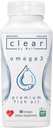 Bell Clear Pure Omega 3 Fischöl-Ergänzungen, 2000 mg pro Servieren - Burp Free Premium, Clean and Clear, No Fishy Taste und No Repeats (Bürger), Cholesterol Free, GMO und Allergen Free, 60 Softgels