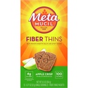 Metamucil MultiGrain Fiber Wafers Apple Crisp - 12 ct, Paket von 2