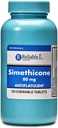 Zuverlässige 1 Simethicone 80mg Anti-Gas 100 Pfefferminz Tabletten (1 Flasche)