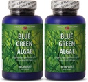 klamath blue green algae - BLUE GREEN ALGAE 500MG von Klamath Lake - antioxidative Nahrungsergänzungsmittel, Spirulina Pillen extra Stärke, Energie Pillen für Frauen Immunverstärker - 2 Bot 120 Kapseln