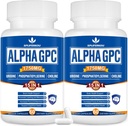 15-in-1 Alpha GPC Supplement mit Phosphatidylserin, Uridin, L-Theanin, Lion's Mane Mushroom, 120 Kapseln