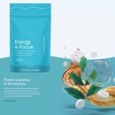 Energie Koffein Minze (90), Zuckerfrei, Vegan, Glutenfrei, Pfefferminz. Boosts Focus, Endurance mit L-Theanin, Koffein, B12 & B6. Fast Acting, Pocket-Sized für Quick Energy.