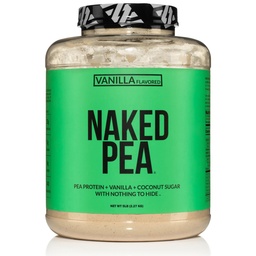 NAKED Pea - Vanilla Pea Protein - Pea Protein Isolate aus North American Farms - 5lb Bulk, Plant Based, Vegetarian & Vegan Protein. Einfach zu digest, Non-GMO, Glutenfrei, Lactosefrei, Sojafrei