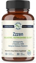 Zzzen, Relaxing Refreshing Sleep, Relieves Stress and Improves Mood, L-Theanine, Ashwagandha, GABA, Melatonin mit Botanischer Blend, NonGMO, Sleep & Supplement für Erwachsene, 60 Caps