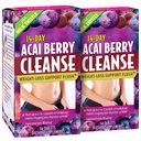 Angewandte Ernährung 14-Tag Acai Berry Cleanse - 56 Tabletten, Paket von 2 - Gewichtsverlust Unterstützung Flush + Milchdistel - 56 Gesamt Servierungen