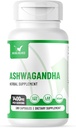 Ashwagandha w/Black Pfeffer Extrakt - 1400mg (100 Caps) | 3rd Party Getestet & Filler-Free - Vegan