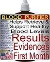 Blutreiniger, um Bloodstream zu retrieve und zu unterstützen. Natürliche Ergänzung zu reinigen, Tonic und stärken Sie Ihre Organe. 2 Unze