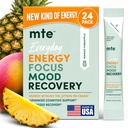 MTE Gesunde Energy Drink Powder Packets | Caffeine Free & Sugar Free Energy | Boosted Focus and Productivity | 24 Drink Pouches | Paraxanthine Nootropic Supplement