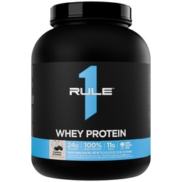 Regola 1 Whey Protein – 24g Proteine ad azione rapida da fonti all-Whey con EAA e BCAA per il recupero dell'allenamento o qualsiasi uso (5 Pounds*, Cookies & Crème)