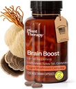 Pflanzentherapie Lion's Mane Capsules Hergestellt in USA 4 Monat Versorgung mit Türkei Tail und Cordyceps Unterstützt Memory Focus Ergänzungen für Frauen und Männer Brain Boost 120 Vegetarische Kapseln