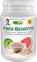 ANDREW LESSMAN Fiber Benefits Powder 120 Servierungen - Lemon-Lime, Sanfte, natürliche lösliche/unlösliche Faser, fördert Regularität, Reinigung. Psyllium Husk, Hafer, Apfel, Grapefruit, Guar Gum, Probiotika