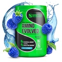 Spezies Ernährung Amino Evolved EAA & BCAA Pulver, Fermented verzweigte Kette Aminosäuren, Muskel-Recovery & Endurance, Pre & Post Workout Supplement (Blaue Himbeere, 30 Portionen)