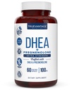 DHEA 100mg Ergänzung mit Pregnenolone 60mg -Unterstützung Hormon Balance, Lean Muskelmasse, Energie, Stimmung, Schlaf und gesunde Alterung in Männern und Frauen- Gemüse Kapseln