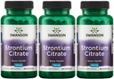 Swanson Strontium Citrat 340 mg 60 Caps (3 Pack)