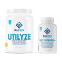 NuEthix Formulierungen Microbiome Balance und Verdauung Wellness Supplement Bundle von Gut Defender+, 90 Portionen und Utilyze, 60 Reisepakete