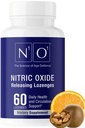 N1O1 Nitric Oxid Lozenges - 60 Count - Nitric Oxid Supplement für Herzgesundheit, Zirkulation, Energie, Blutfluss, Oxygenation, Gesunder Blutdruck, Herz-Kreislauf-Unterstützung für Männer und Frauen