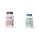SmartyPants Women's Multivitamin Gummis, Sugar Free: Biotin, Methylfolate, Omega 3 (ALA), Vitamin D & Teen Guy Multivitamin Gummis: Omega 3 Fischöl (EPA/DHA), Vitamin D3, C, Vitamin B12, B6