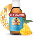 My Spectrum Heroes Fish Oil Supplement für Kinder - Omega 3 für Neural Assistenz, Entzündung & Immunhilfe - EPA & DHA für Gehirn & Augengesundheit - Kinder & Erwachsene Liquid Supplement - 5.07oz (150ml)
