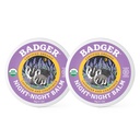 Badger - Nachtbalsam, Kamille & Lavender, natürliche Schlafbalsam für Kinder, Duftende Entspannung für Kinder, Kinder Bio Schlafbalsam, 2 oz (2 Pack)