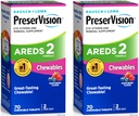 PreserVision AREDS 2 Augen Vitamin & Mineralische Nahrungsergänzung, gemischte Berry-Flaschenkröte, 70 Zähler (Pack von 2)