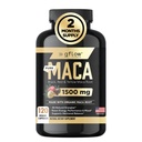 Bio Maca Root Capsules für Damen und Herren - Schwarz, Rot, Gelber peruanischen Maca Root Extract & Black Pepper - 120 Vegan Pillen - Unterstützt Energie, Performance & Mood | Made in USA