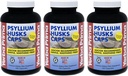 Yerba Prima Psyllium Husks Caps - 180 caps (Pack of 3) - Natural Fiber Supplement - Colon Cleansing - Non-GMO Gluten Kostenlos