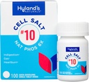 Hyland's No.10 Cell Salt NAT Phos 6X Tablets, natürliches Relief von Sodbrennen, Gas und Verdauung, schnelle Lösung Tabletten, 100 Graf