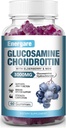 1 Pack 3000mg Glucosamine Chondroitin con MSM Gummies & Elderberry, Extra Forza Joint Support Health, Flessibilità, Antiossidante, Integratore Immune Gummy for Adults, Men & Women 60 Counts