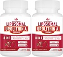 Liposomal Urolithin Eine Ergänzung 2500mg, Boost Energy, 60Capsules