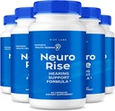 rize labs - Neuro-Rise-Kapseln, Hörgeräte-Ergänzung, Pillen zur Unterstützung gesunden Gehörs, Advanced Formula for Ear Health, Tinnitus & Noise Relief (300 Kapseln)
