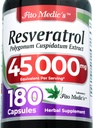 FITO MEDIC's Lab | Resveratrol | Resveratrol Ergänzungen | Resveratrol Kapseln 450 mg 100:1 pro 3-Kapseln Servieren | 180 Kapseln