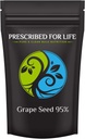 Verschrieben für das Leben Trauben Samenextrakt Pulver 95% Procyanidolic Value | Natürliche Trauben gesehen Antioxidans | Herzgesundheit und Herz-Kreislauf-Unterstützung | Glutenfrei, Vegan, Non GMO (4 oz / 113 g)