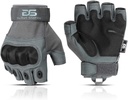 Handschuh Station- Fingerlose Knuckle Tactical Handschuhe für Herren - Motorrad Handschuhe für taktische Schießen, Airsoft, Jagd, Polizeiarbeit und Wandern