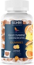SOHM Glucosamine und Chondrotin Gummies 60 Graf Individuell Wrapped, unterstützt Gelenke Gesundheit und Knochen Gesundheit, Glucosamine Chondroitin Gummies für Männer und Frauen Vegetarisch (Pineapple,Orange)
