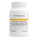 Integrative Therapie Cortisol Manager - Adrenal Health Support Supplement for Healthy Stress Response* - Vegan, Dairy-Free & Gluten-Free - 30 Tabletten (15 Portionen)