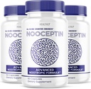 (3 Pack) Nooceptin Brain Supplement - Offizielle Formel - Nooceptin Advanced Formula Nootropic Supplement für Kinder und Erwachsene - Extra Strength Memory, kognitive Unterstützung Brain Pulver (180 Kapseln)