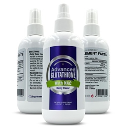 Flüssiges Liposomales Glutathionspray - maximale Absorption Glutathion-Ergänzung mit NAC, Ashwagandha, Glutamin, Ascorbinsäure - Sublingual Easy Use - Immun- & Detox-Unterstützung - 8oz