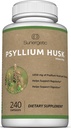 Premium Psyllium Husk Fiber Supplement 1450mg, 240 Kapseln
