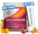 Lubracil Menopause Gummie & Topical Vulva Cream Bundle – hormonfreier Support für Hot Flashes, Vaginal Dryness, Juckreiz, Mood Swings & Night Sweats mit Black Cohosh, Ashwagandha, Omega-7 & Vitamin E