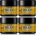 800mg Shilajit Supplement-Shilajit Reine Himalaya Organische Shilajit-Harz mit maximaler Potenz,Original aus Himalaya mit 85+Trace Minerals & Fulvic Säure für Fokus & Energie, Immunität,4 Packungen