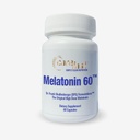 Pure Melatonin 60mg | 60 High-Dose Easy-to-Swallow Capsules | Natural Sleep Aid | Non-Habit Forming | ganzheitliches Wellness